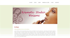 Desktop Screenshot of kosmeticweissmi.cz